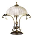 stylowa lampa gabinetowa mosiężna granada amplex salonu sypialni biura patyna połysk.jpg