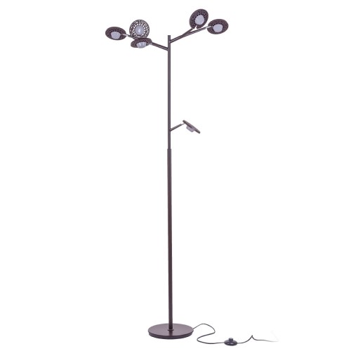 nowoczesna lampa podłogowa 6 reflektorowa LED coffee Kresyda Italux.jpg