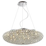 ITALUX NOWOCZESNA LAMPA ŻYRANDOL KRYSZTAŁOWY SANTO 12 CHROM