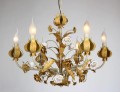 stylowy żyrandol flower  glamour do salonu sypialni restauracji kawiarni dworku.jpg
