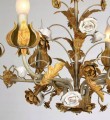 lampa żyrandol kwiaty róże do salonu sypialni kawiarni sali glamour porcelanowe róże.jpg