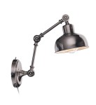 MARKSLOJD KINKIET PRZEGUBOWY RETRO 105052 GRIMSTAD OLD SILVER