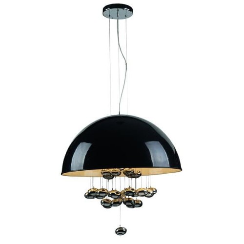 K-POL NOWOCZESNA LAMPA WISZĄCA MONTANA 0429 BLACK