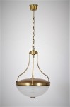 ITALUX MOSIĘŻNA LAMPA WISZĄCA AMPLA RECARNI 3 PATYNA