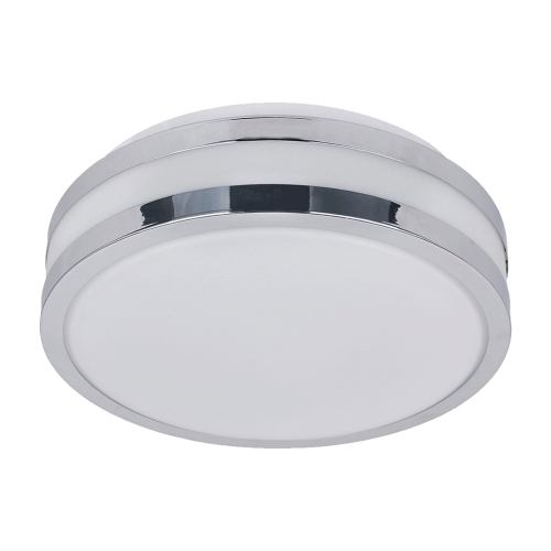 LUXERA ŁAZIENKOWY PLAFON SUFITOWY IP44 NORD 49009 CHROM/OPAL
