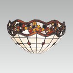 LUXERA STYLOWY KINKIET WITRAŻOWY TIFFANY No.99 MULTICOLOR