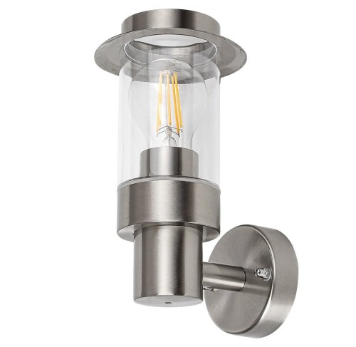 RABALUX NOWOCZESNY KINKIET ZEWNĘTRZNY ELEWACYJNY IP44 WARSAW 7838 INOX