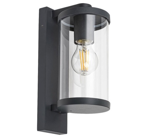 RABALUX NOWOCZESNY KINKIET ZEWNĘTRZNY ELEWACYJNY IP44 SILISTRA 7891 ANTHRAZIT