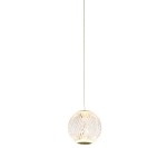 ITALUX NOWOCZESNA LAMPA WISZĄCA ZWIS LED ROSARIO PND-12220121-1A GOLD