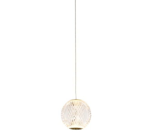 ITALUX NOWOCZESNA LAMPA WISZĄCA ZWIS LED ROSARIO PND-12220121-1A GOLD