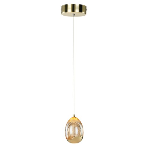 ITALUX NOWOCZESNA LAMPA WISZĄCA ZWIS LED HUELTO PND-22112132-1A GOLD