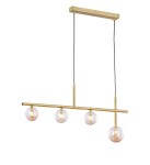 JUPITER NOWOCZESNA LAMPA WISZĄCA ŻYRANDOL NEPTUN GOLD/AMBER