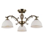 ITALUX STYLOWY ŻYRANDOL PLAFON SUFITOWY FENEZA PND-5122-3 PATYNA