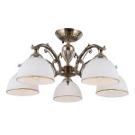 ITALUX STYLOWY ŻYRANDOL PLAFON SUFITOWY FENEZA PND-5122-5 PATYNA