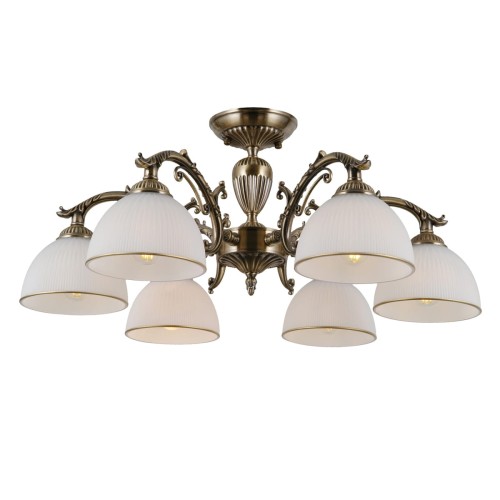 ITALUX STYLOWY ŻYRANDOL PLAFON SUFITOWY FENEZA PND-5122-6 PATYNA