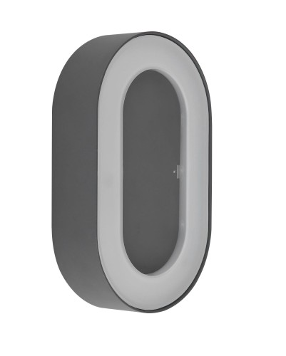 GLOBO NOWOCZESNY KINKIET PLAFON ZEWNĘTRZNY ELEWACYJNY LED IP65 SURA 32136W ANTHRAZIT