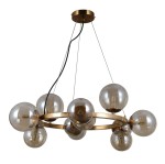 ITALUX NOWOCZESNA LAMPA ŻYRANDOL MONTORA PND-30223-11A  GOLD