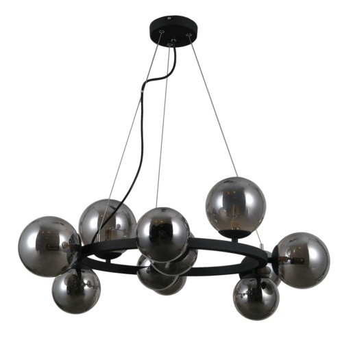 ITALUX NOWOCZESNA LAMPA ŻYRANDOL MONTORA PND-30223-11 BLACK