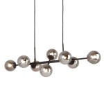 ITALUX NOWOCZESNA LAMPA WISZĄCA ERIMIDA PND-2244-8A-BL BLACK