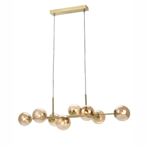 ITALUX NOWOCZESNA LAMPA WISZĄCA ERIMIDA PND-2244-8A-GD GOLD