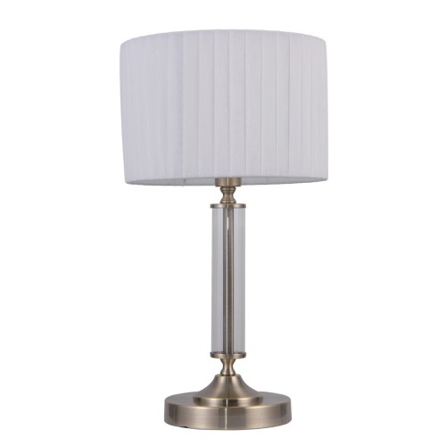 ITALUX STYLOWA LAMPA GABINETOWA NOCNA Z ABAŻUREM FERLENA TB-28343-1 PATYNA