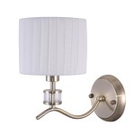 ITALUX STYLOWY KINKIET ABAŻUROWY FERLENA WL-28343-1 PATYNA