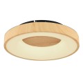 nowoczesna plfoniera sufitowa led wood drewno pilotem do biura salonu koeytarza jadalni kuchni holu.jpg