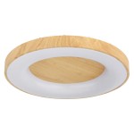 GLOBO NOWOCZESNA PLAFONIERA SUFITOWA LED NA PILOTA 41758-42 JOLLI WOOD