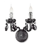 ITALUX KINKIET MARIA TERESA WHIZ ACRYLIC A.90690/2 BLACK
