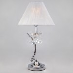 E-STAR LAMPA NOCNA ABAŻUROWA Z KRYSZTAŁKAMI COCO 1T CHROM