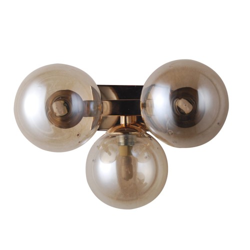 ITALUX NOWOCZESNY KINKIET MARBELIO WL-6161-3 GO+CO GOLD