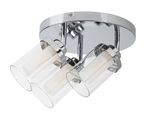 RABALUX NOWOCZESNY PLAFON ŁAZIENKOWY LAMPA SUFITOWA IP44 AVIVA 5088 CHROM
