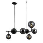 ITALUX NOWOCZESNY ŻYRANDOL LAMPA WISZĄCA FRONTERA PND-40423-7 BLACK