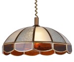 RABALUX STYLOWA LAMPA WISZĄCA WITRAŻOWA TIFFANY NADIA 8528