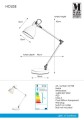 lampa biurkowa biurowa na biurko do biura czytania pracowni kreślarska biała.jpg