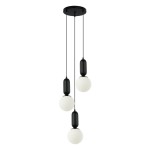 ITALUX NOWOCZESNA LAMPA WISZĄCA PLAFON ZWIS ALDEVA PND-02340-3S-BK