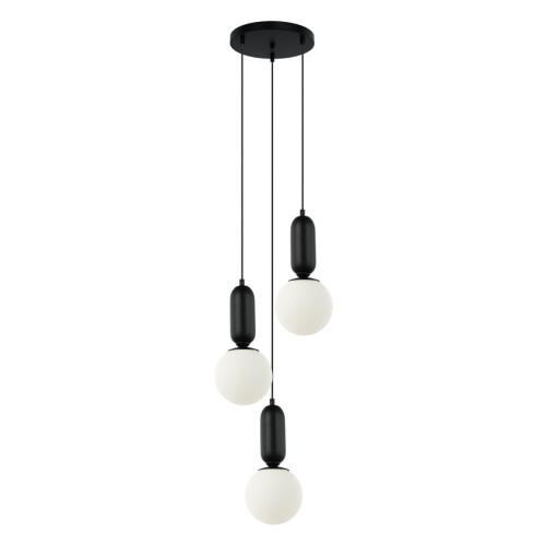 ITALUX NOWOCZESNA LAMPA WISZĄCA PLAFON ZWIS ALDEVA PND-02340-3S-BK