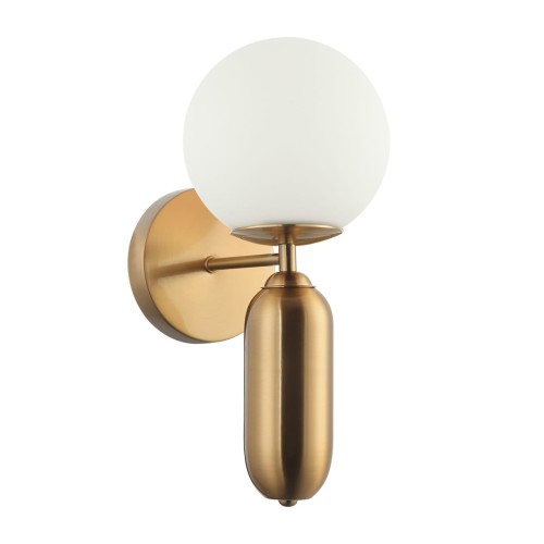 ITALUX NOWOCZESNY KINKIET LOFTOWY ALDEVA WL-02340-1-BRO