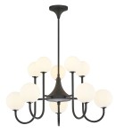 JUPITER STYLOWY ŻYRANDOL NOWOCZESNY SELEN SL10 BLACK