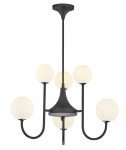 JUPITER STYLOWY ŻYRANDOL NOWOCZESNY SELEN SL6 BLACK