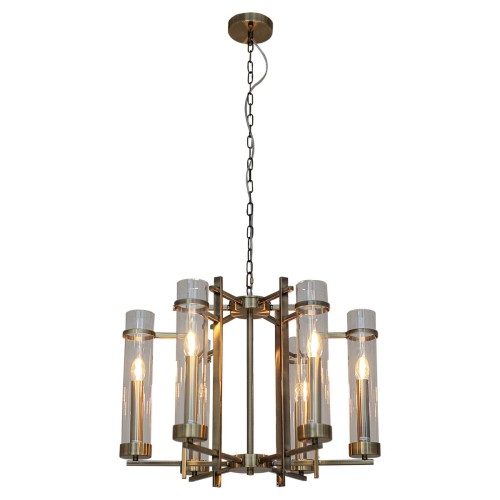 ITALUX STYLOWY ŻYRANDOL NOWOCZESNY ASPEN PND-31186-6A-ABR PATYNA