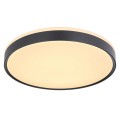 lampa plafon sufitowy do sypialni pokoju  korytarza holu czarny sonny globo.jpg