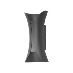 ITALUX NOWOCZESNY KINKIET ZEWNĘTRZNY ELEWACYJNY LED IP54 DANTE PL-356-S BLACK