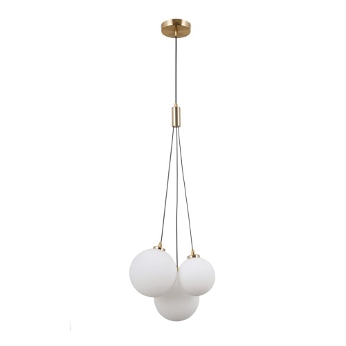 ITALUX NOWOCZESNA LAMPA WISZĄCA PERLOS PND-54456-3-HB GOLD