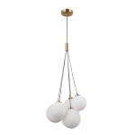 ITALUX NOWOCZESNA LAMPA WISZĄCA PERLOS PND-54456-5-HB GOLD