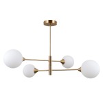ITALUX NOWOCZESNY ŻYRANDOL EVORA PND-55342-4-HB GOLD
