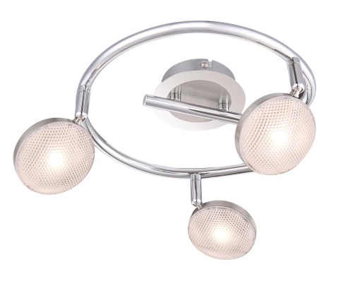GLOBO NOWOCZESNY PLAFON LED SPOT 3-REFLEKTOROWY TINA 56184-3