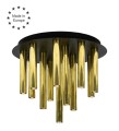 lampa sufitowa plafon gocce markslojd do salonu sypialni biura czarno złoty.jpg