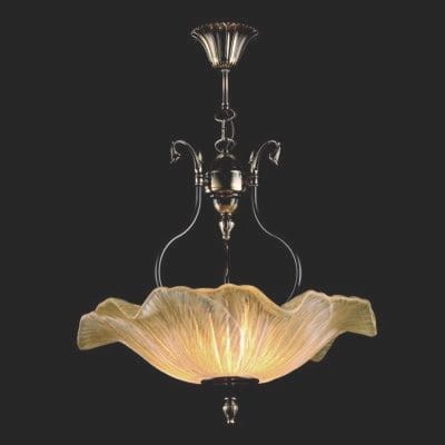 AMPLEX LAMPA WISZĄCA MOSIĘŻNA AMPLA SEVILLA PATYNA POŁYSK