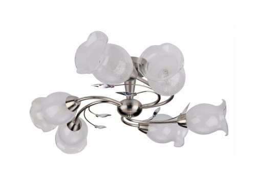 REALITY STYLOWA LAMPA SUFITOWA PLAFON ŻYRANDOL FRIDA 617306-07 NICKEL MATT